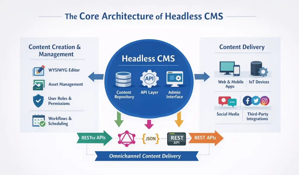 The Core Architecture of Headless CMS